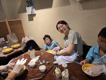 A班綠豆糕製作工作坊及升旗體驗