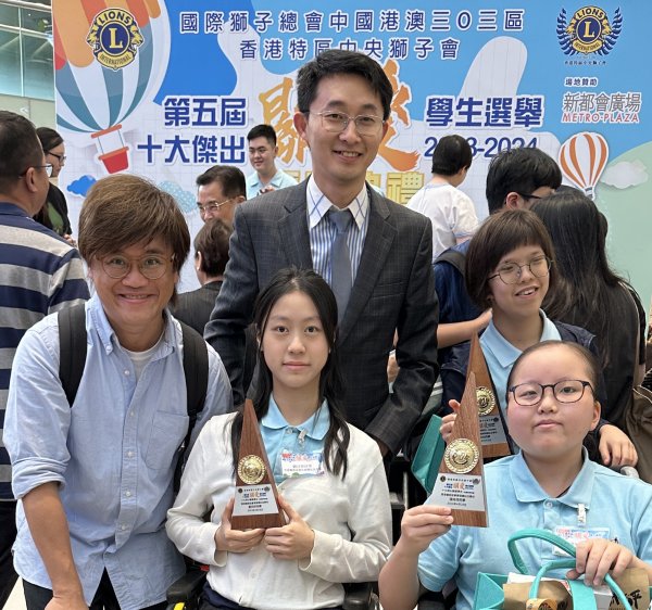 得獎同學合照