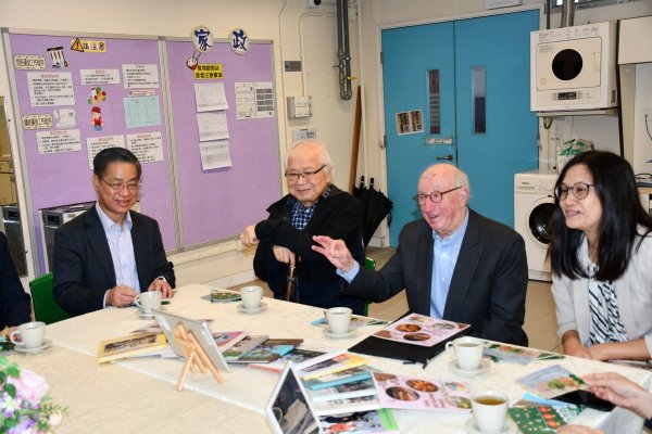 萬瑞庭慈善基金主席萬瑞庭先生(Mr. Peter Van Zuiden)到學校參觀