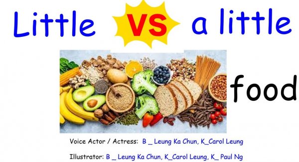 Happy English Time: Little, a little food